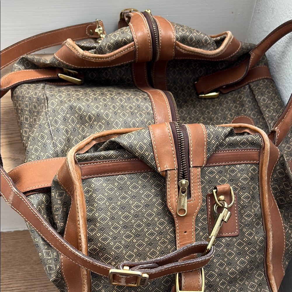 Luxury Brown Patterned Men's Bag